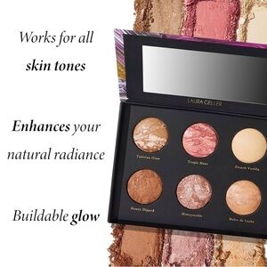 LAURA GELLER Cheek to Chic Tropical Glow Baked Face Palette